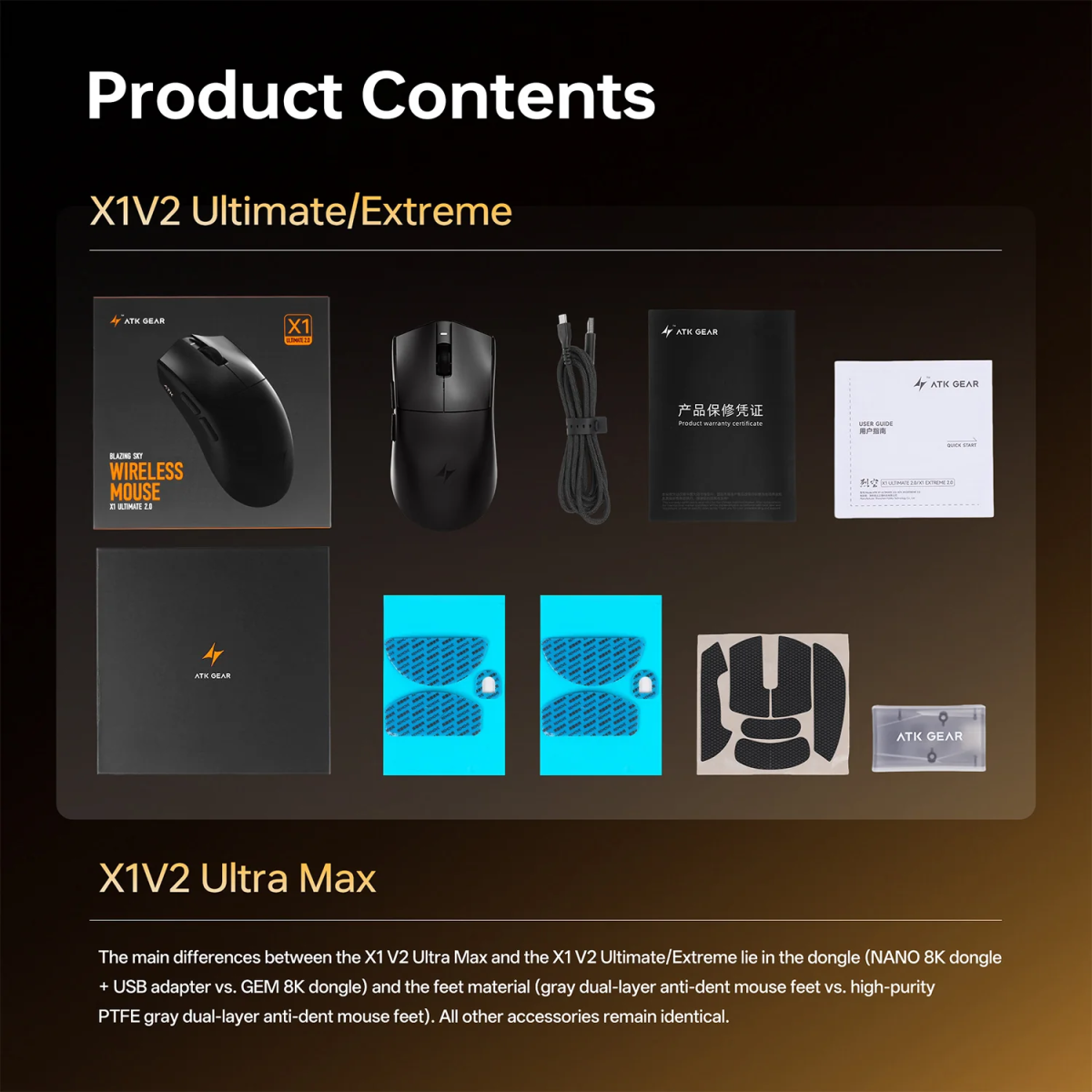 Chuột ATK X1 V2 Ultramax - Black