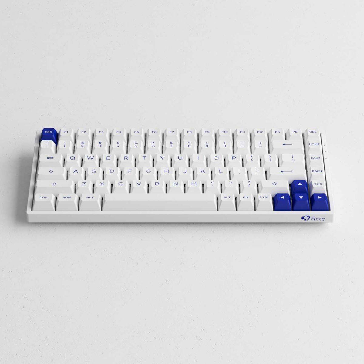 Bàn phím AKKO 3084B Plus Blue on White