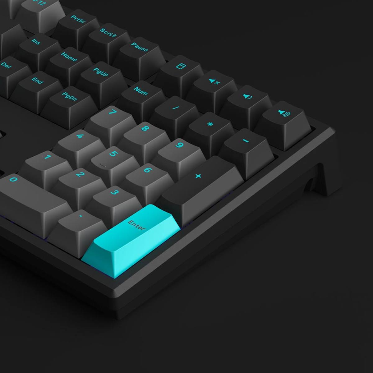 Bàn phím MonsGeek MG108 Black & Cyan