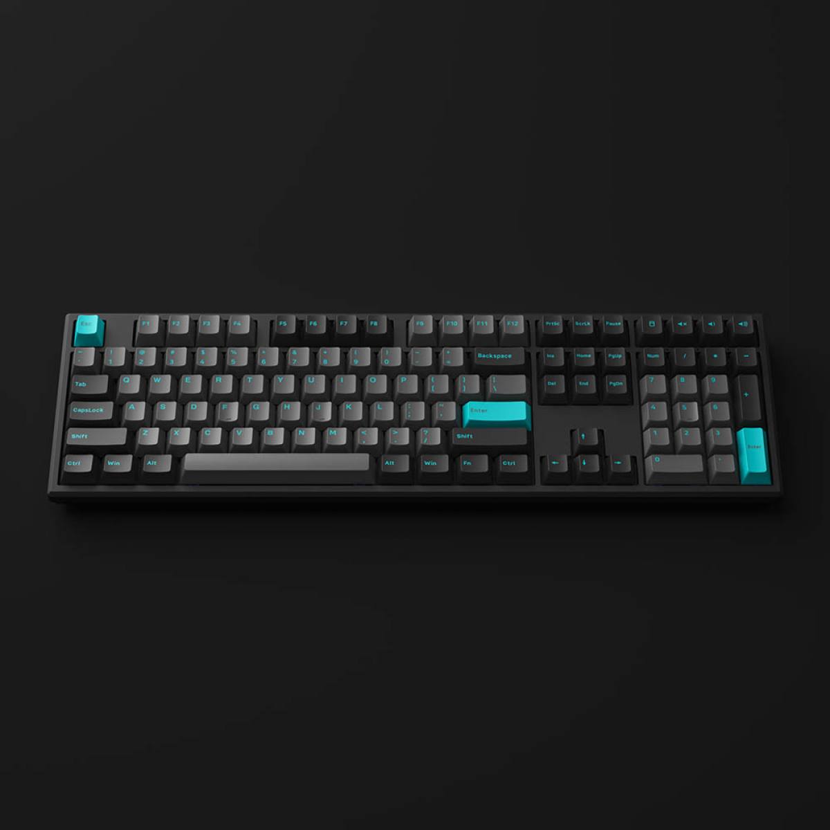 Bàn phím MonsGeek MG108 Black & Cyan