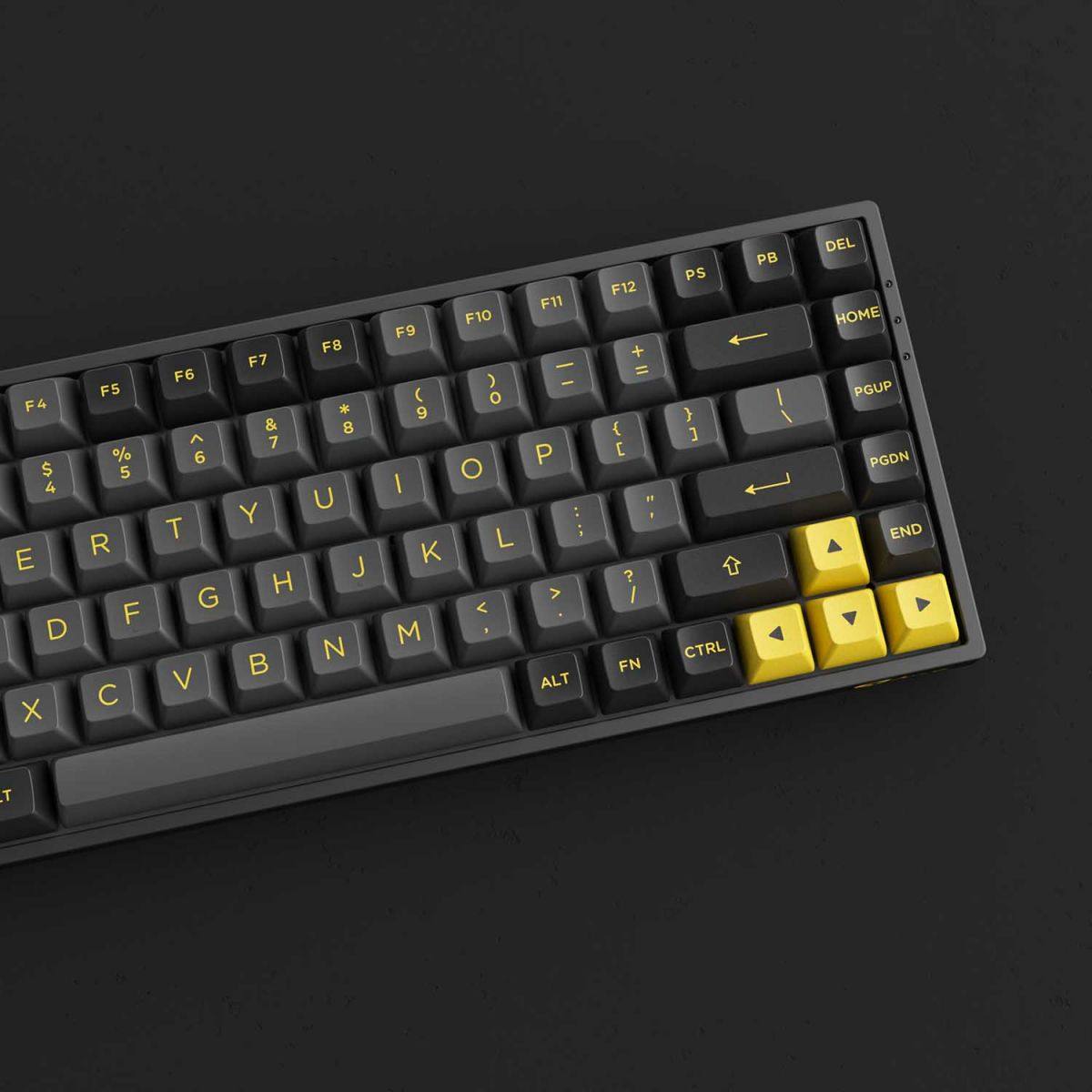Bàn phím AKKO 3084B Plus Black & Gold (3MODE / Hotswap / Foam tiêu âm / AKKO CS Jelly sw)