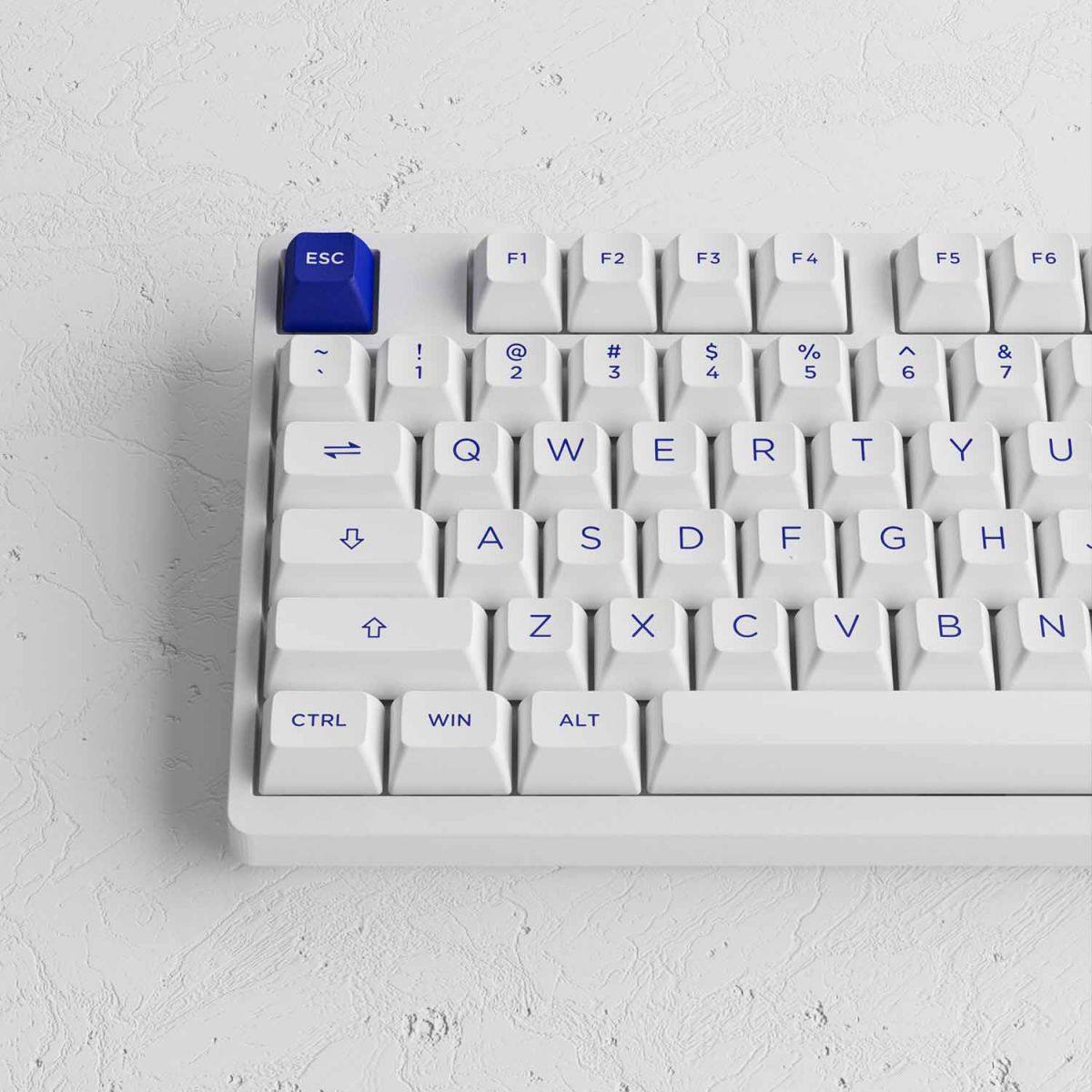 Bàn phím AKKO 3098N Blue on White | 3 Mode - Hotswap - TTC switch