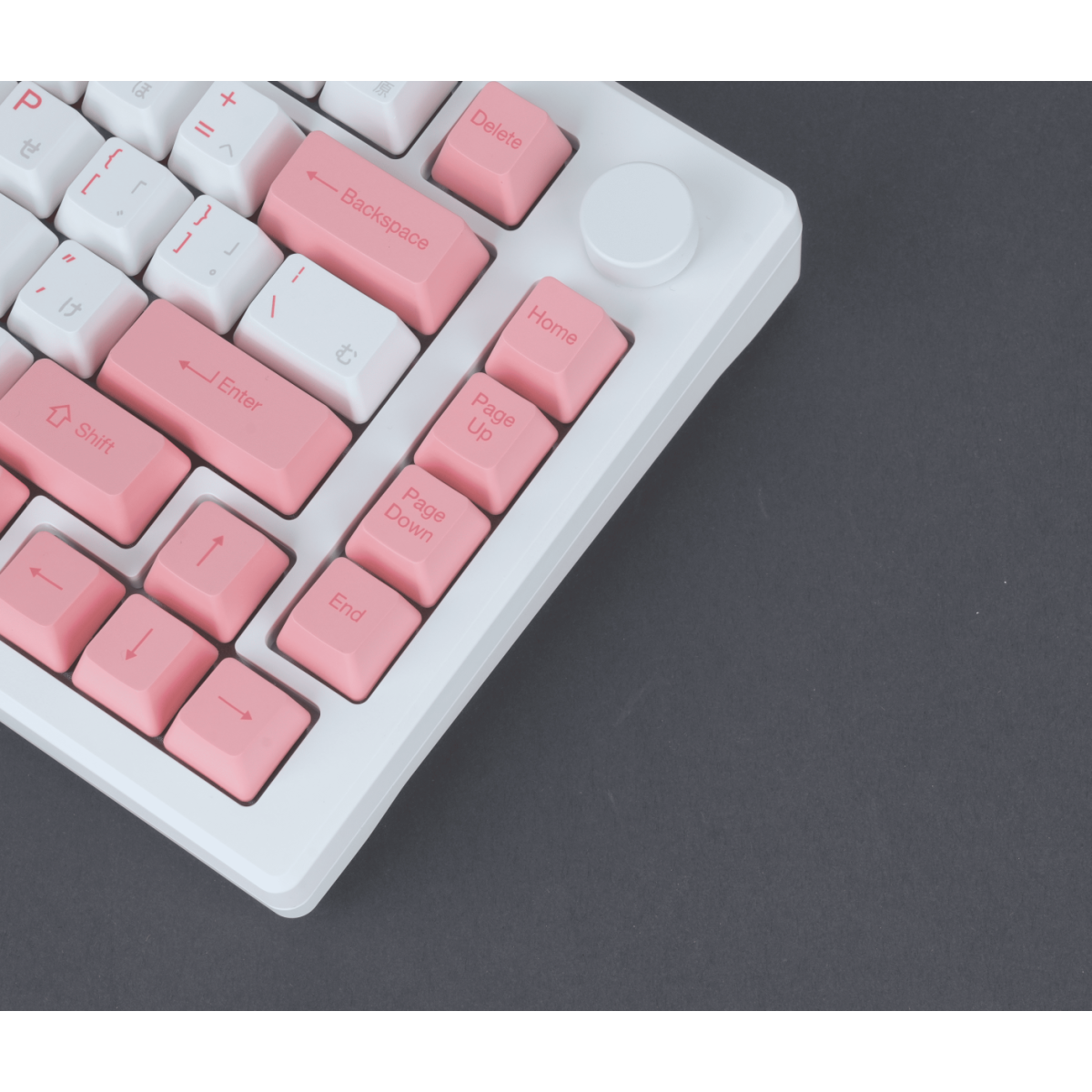 Bàn phím MOD007B HE PC Tokyo Sakura Pink | AKKO Cream Yellow Magnetic Switch