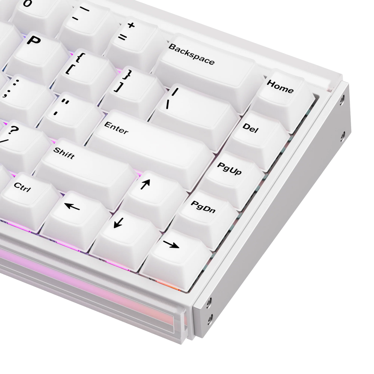 Bàn phím Akko Ray68 Misty White - HE AstroAim Magnetic Switch