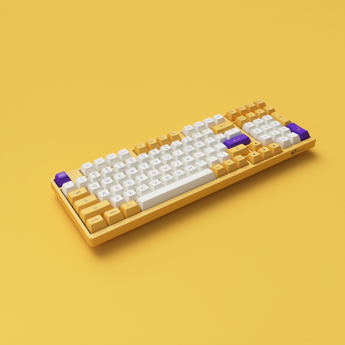 Bàn phím AKKO 3098B Plus Los Angeles (Creamy Yellow Pro)
