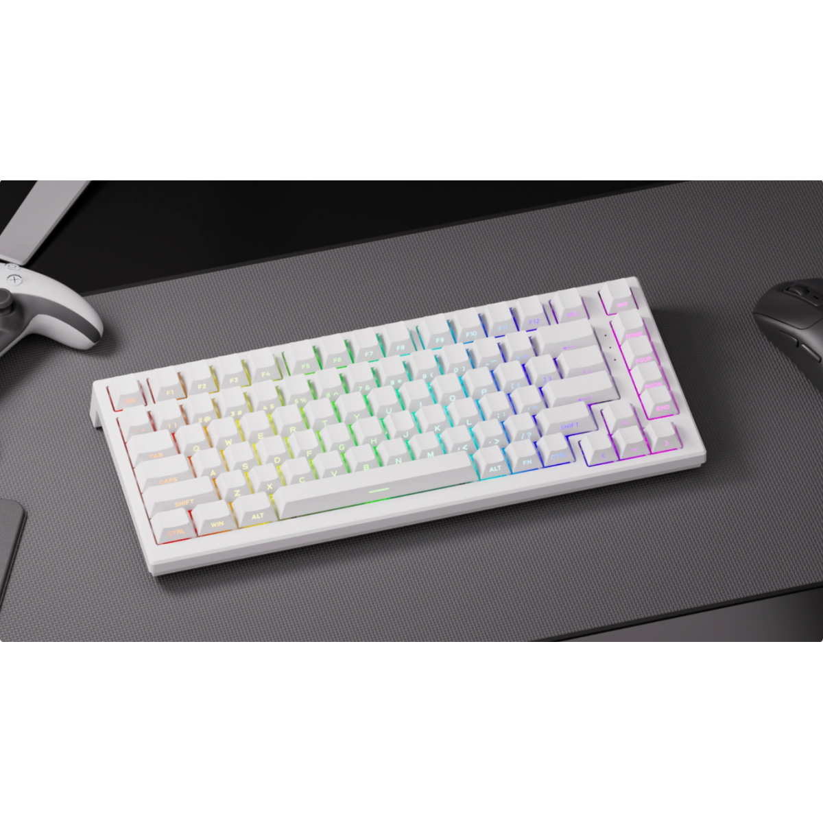 Bàn phím AKKO TAC75 White HE AstroAim Magnetic Switch