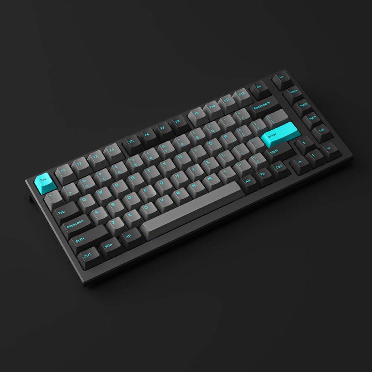 Bàn phím MonsGeek MG75 Black & Cyan