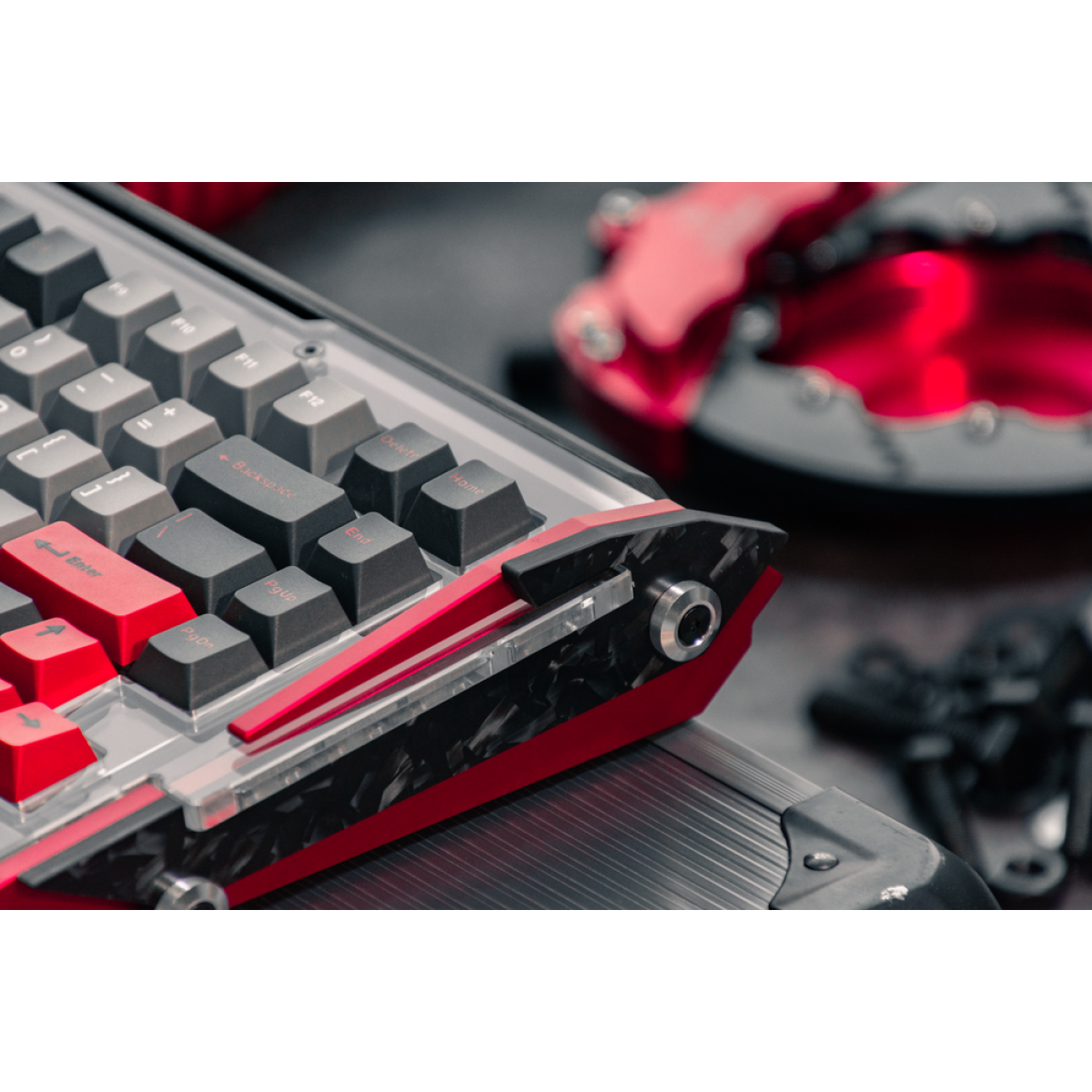 Bàn phím cơ Dry Studio Black Diamond 75 RT Shadow Crimson Advance 8K Rapid Trigger