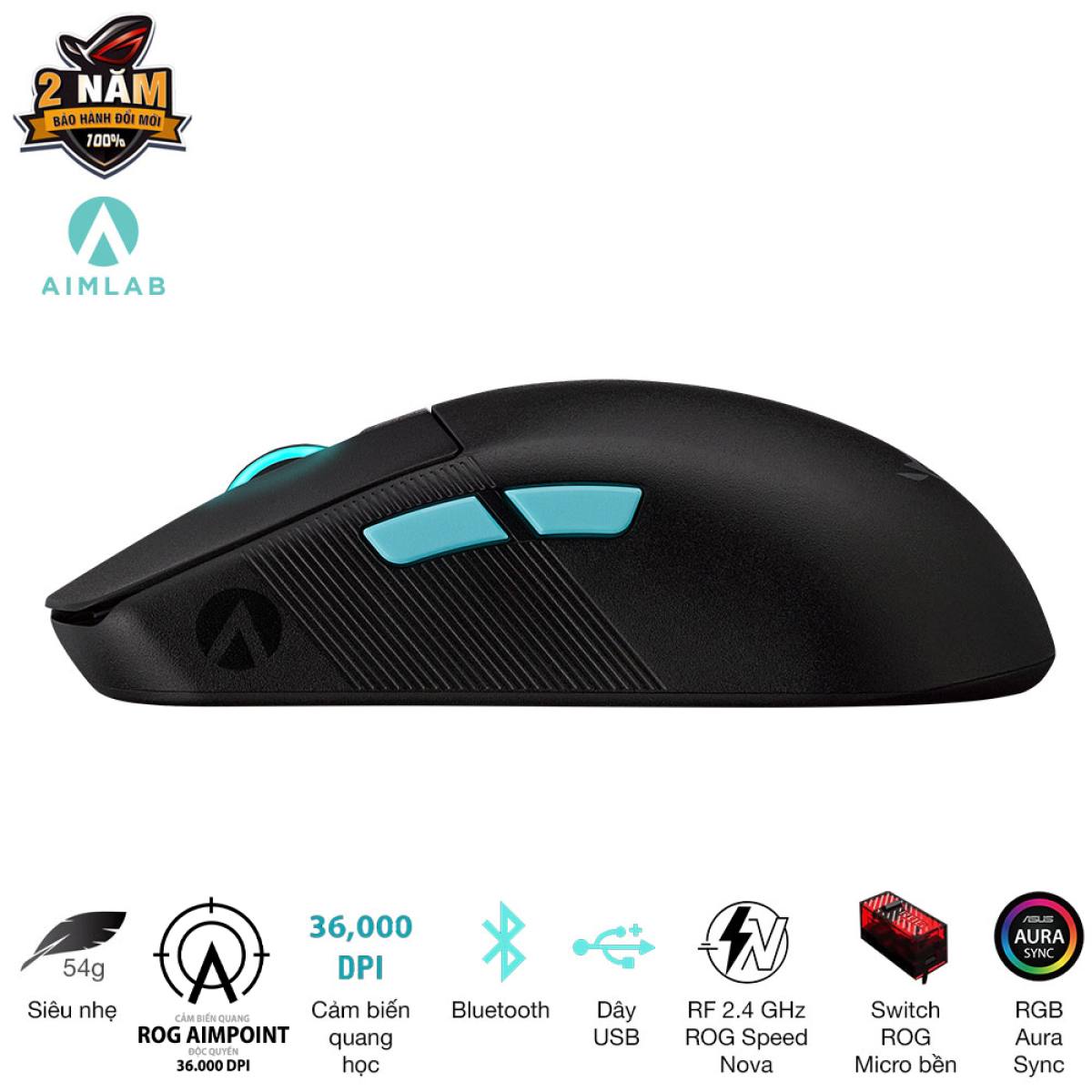 Chuột Asus ROG Harpe Ace Aim Lab Edition | Không dây - RGB