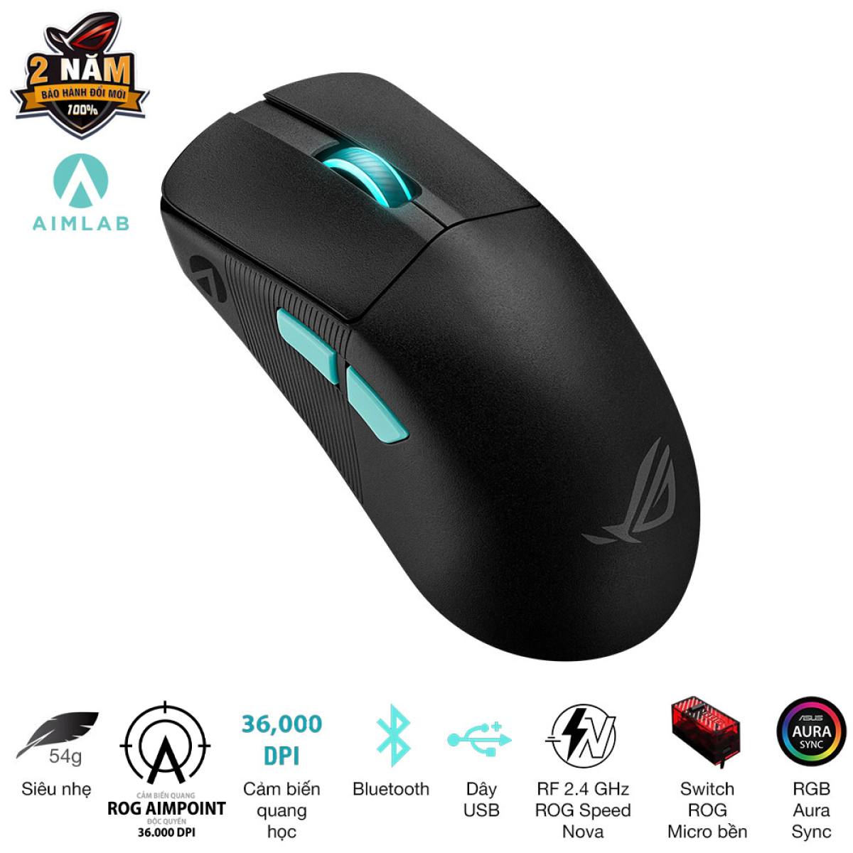 Chuột Asus ROG Harpe Ace Aim Lab Edition | Không dây - RGB