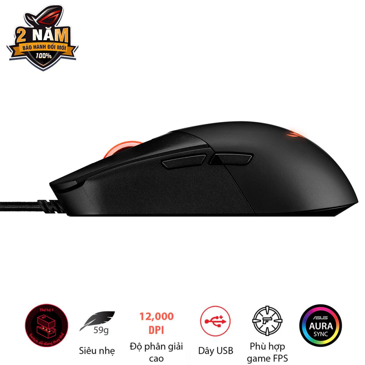 Chuột Asus ROG Strix IMPACT III