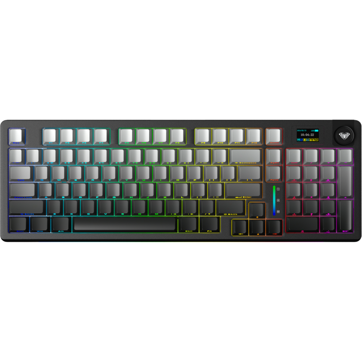 Bàn phím AULA S98 PRO Xám Đen gradient