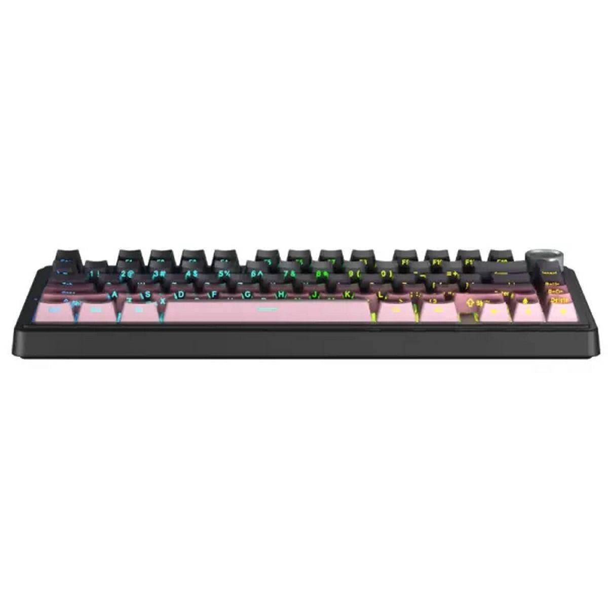 Bàn phím AULA F75 Pro - Đen Hồng