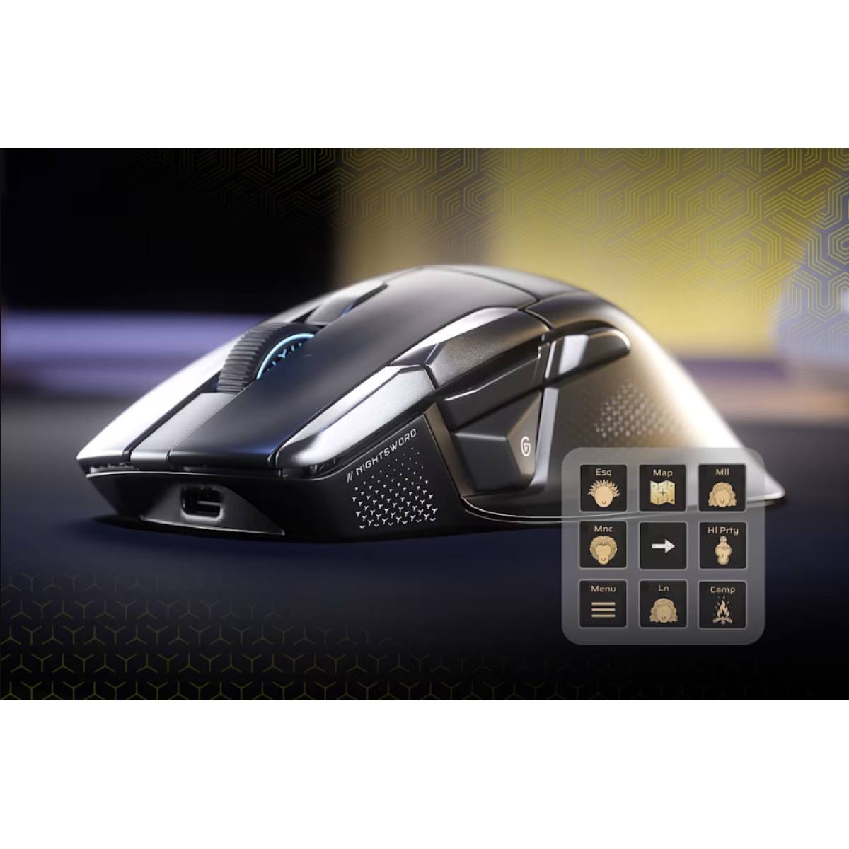 Chuột Corsair NIGHTSWORD v2 Wireless RGB - Black
