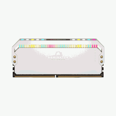 Corsair DOMINATOR PLATINUM RGB White DDR5, 5600MHz 64GB 2x32GB DIMM, RGB LED, C40, 1.25V