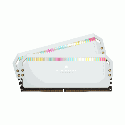 Corsair DOMINATOR PLATINUM RGB White DDR5, 5600MHz 32GB 2x16GB DIMM, RGB LED, C36, 1.25V