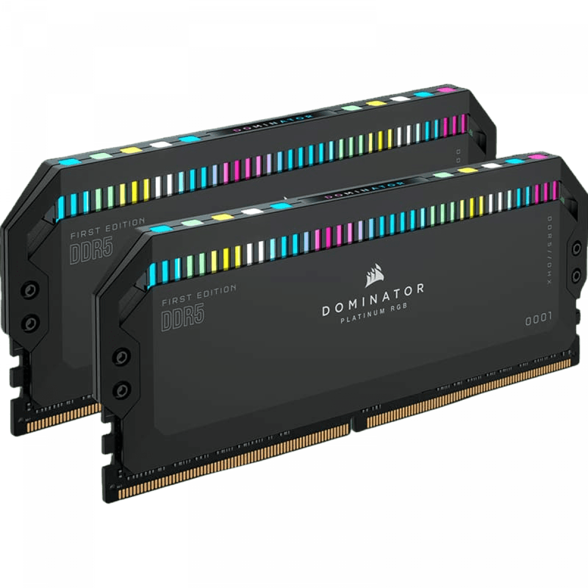 Corsair DOMINATOR PLATINUM RGB Black DDR5, 5200MHz 32GB 2x16GB DIMM, RGB LED, C40, 1.25V