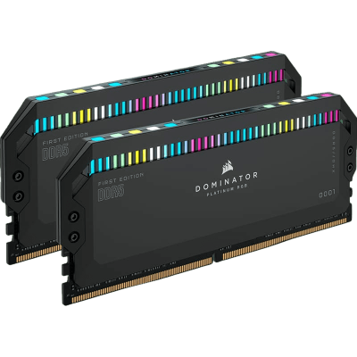 Corsair DOMINATOR PLATINUM RGB Black DDR5, 5600MHz 32GB 2x16GB DIMM, RGB LED, C36, 1.25V