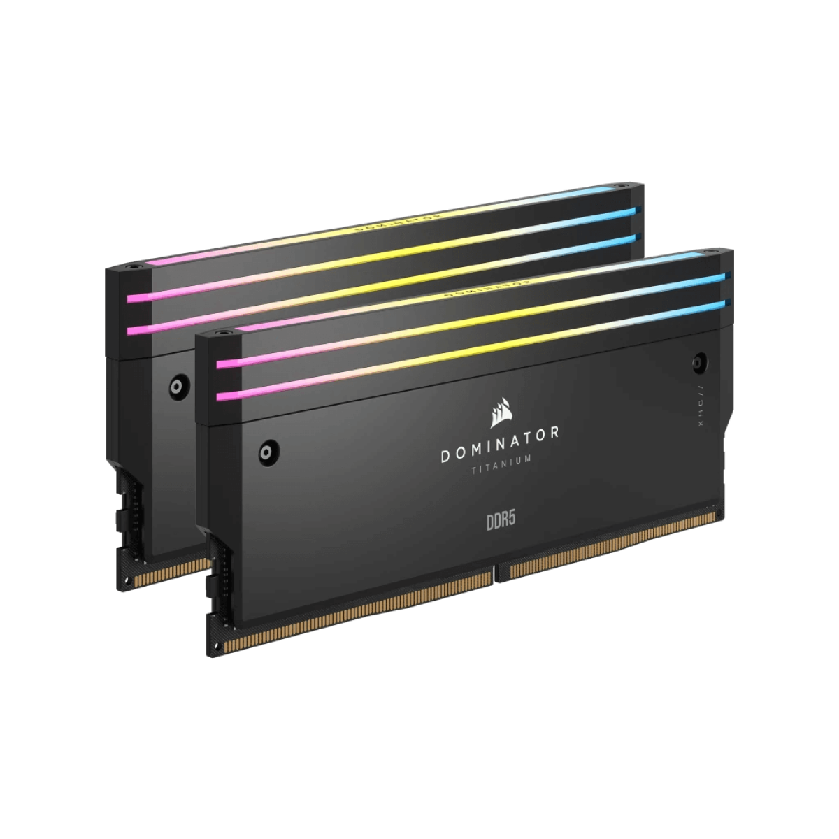 CORSAIR DOMINATOR TITANIUM Black DDR5, 7000MT/s 32GB 2x16GB DIMM, XMP 3.0, RGB LED, 1.4V