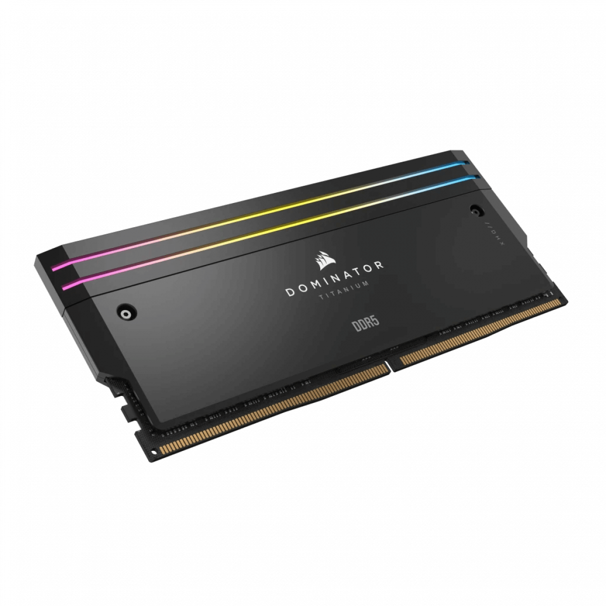 CORSAIR DOMINATOR TITANIUM Black DDR5, 6000MT/s 32GB 2x16GB DIMM, XMP 3.0, RGB LED, 1.4V