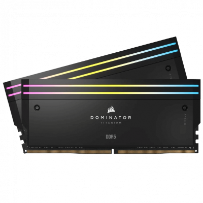 RAM DOMINATOR TITANIUM Black HeatspreaderDDR5, 7200MT/s 48GB 2x24GB DIMM, XMP 3.0, RGB LED, 1.4V