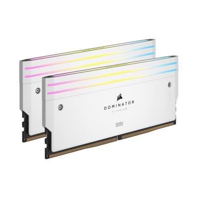 RAM DOMINATOR TITANIUM White HeatspreaderDDR5, 7000MT/s 48GB 2x24GB DIMM, XMP 3.0, RGB LED, 1.4V