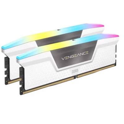 RAM Corsair VENGEANCE RGB White Heatspreader DDR5, 5200MHz 32GB 2x16GB DIMM, RGB LED, 1.25V