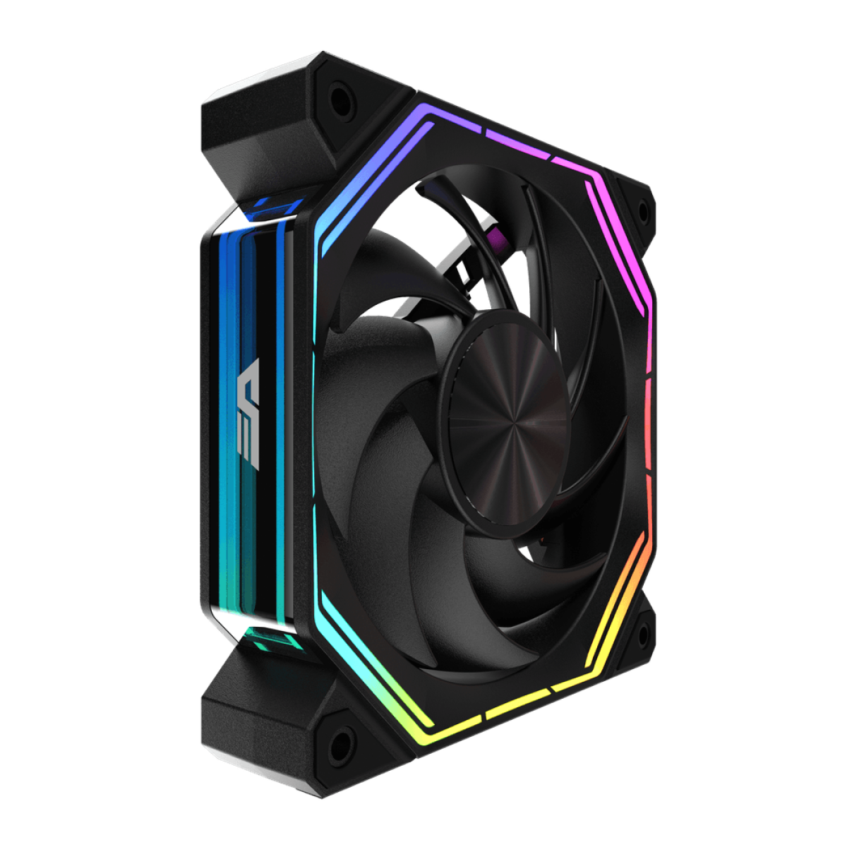 Fan Case DARKFLASH INF34R ARGB - Black/White