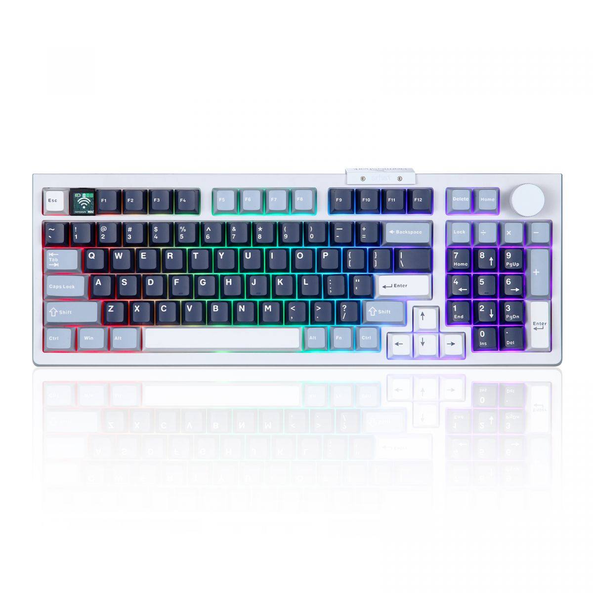 Bàn phím Darmoshark TOP 98 White | Wireless - RGB