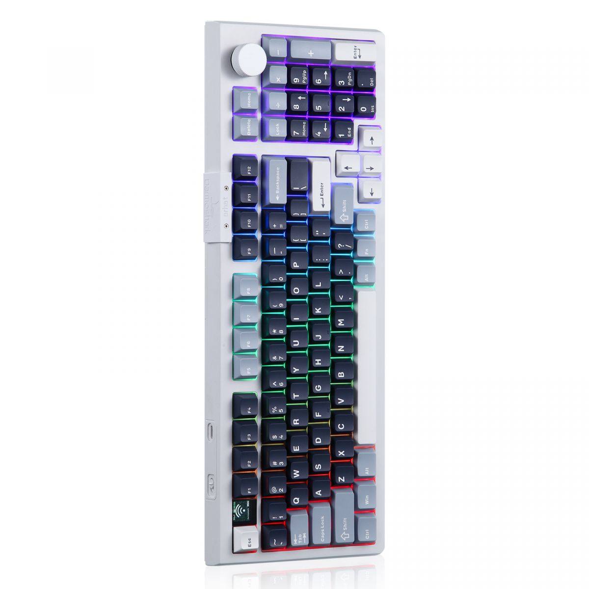 Bàn phím Darmoshark TOP 98 White | Wireless - RGB