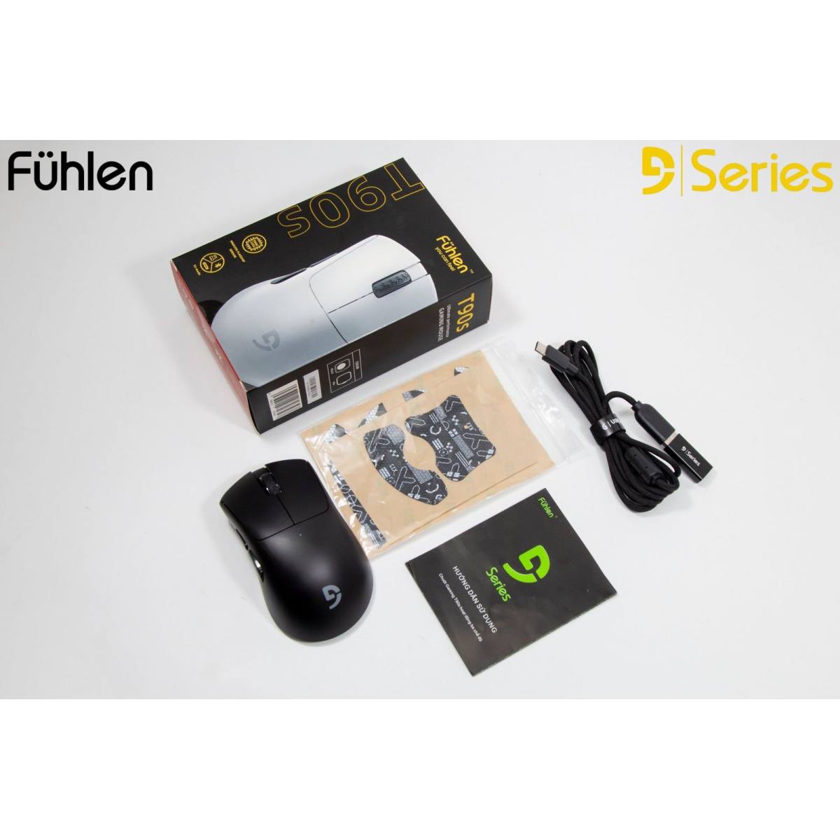 Chuột Gaming Fuhlen T90S - Black | 3 Mode