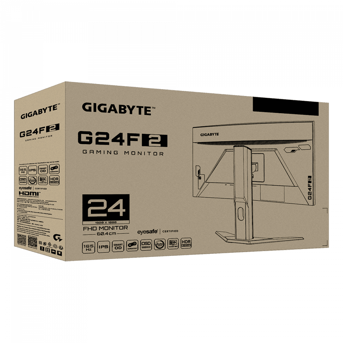 Màn hình Gaming Gigabyte G24F 2 | 24" - FHD - IPS - 180Hz