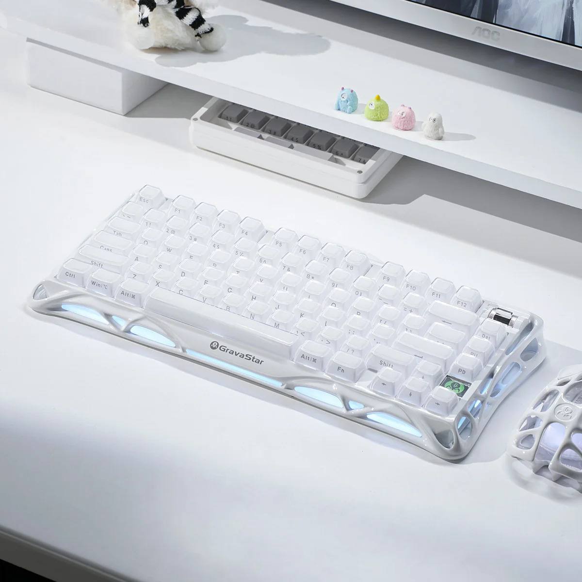 Bàn phím Gravastar Mercury K1 - Opaline White