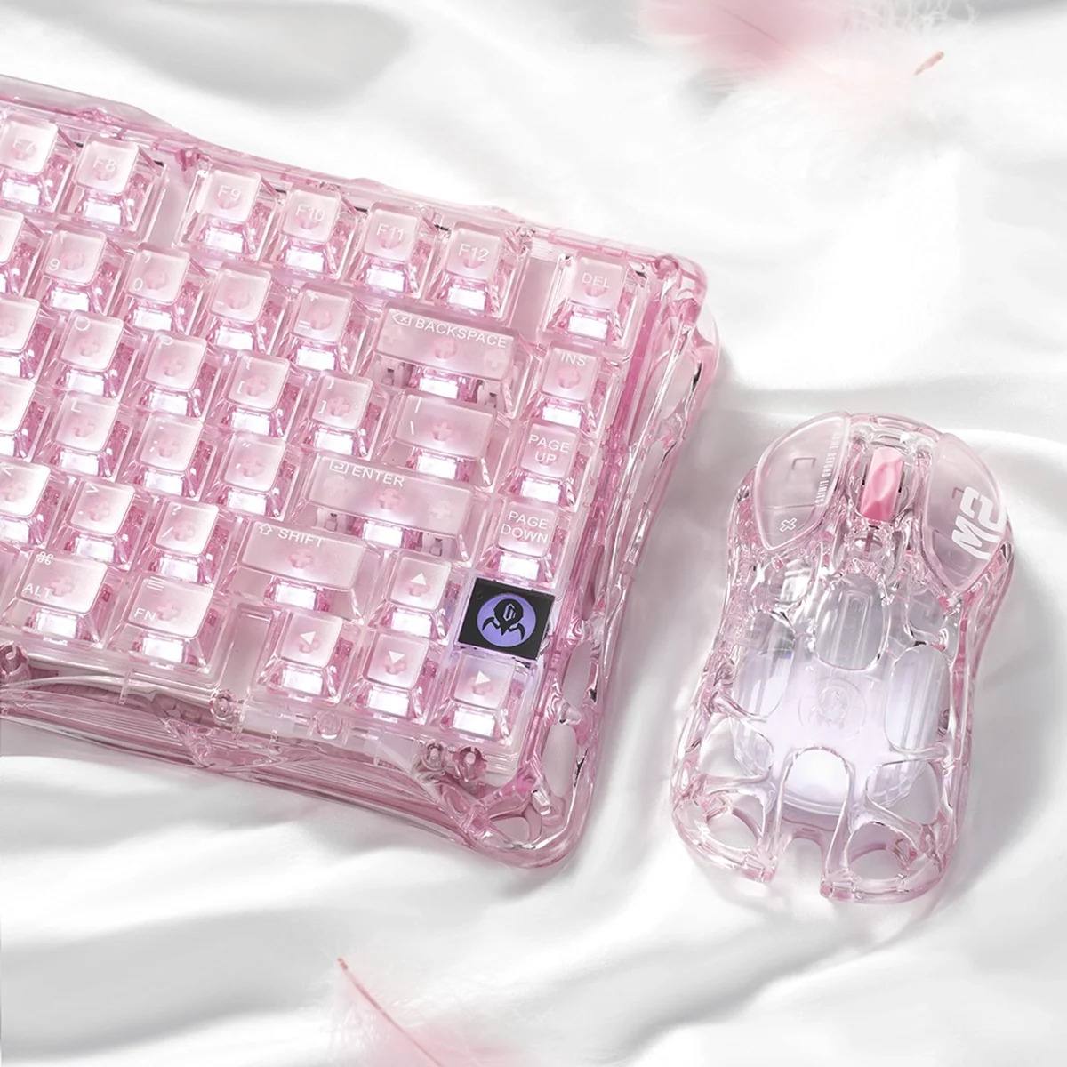 Bàn phím Gravastar Mercury K1 Lite - Crystal Rose