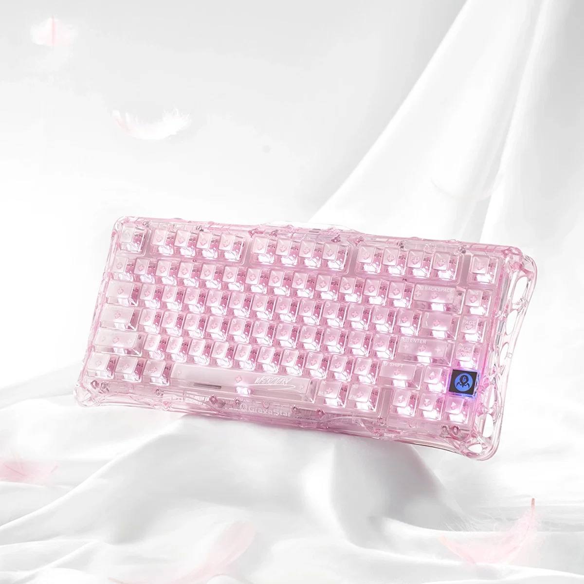 Bàn phím Gravastar Mercury K1 Lite - Crystal Rose
