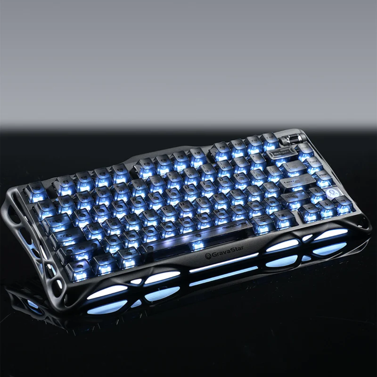Bàn phím Gravastar Mercury K1 - Steel Black (Hàng chính hãng)