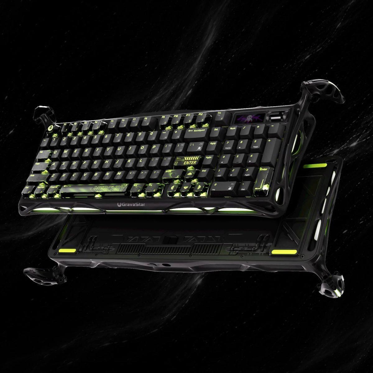 Bàn Phím Gravastar P98 Pro - Phantom Black (Hàng Chính Hãng)