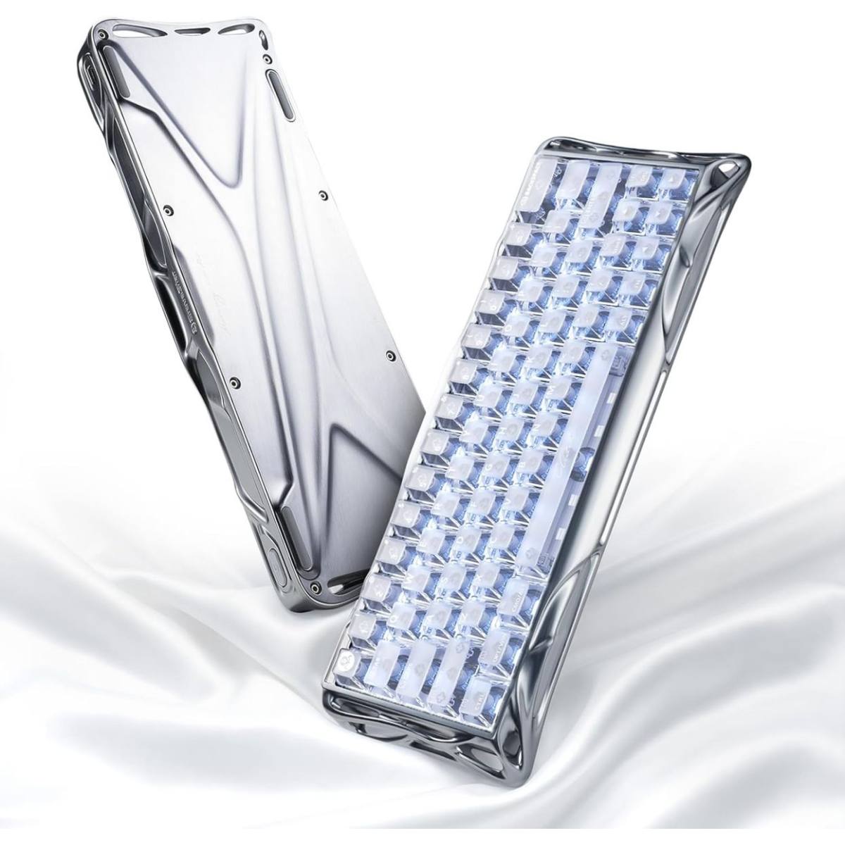 Bàn phím Gravastar Mercury V60 Pro HE - Silver Frost
