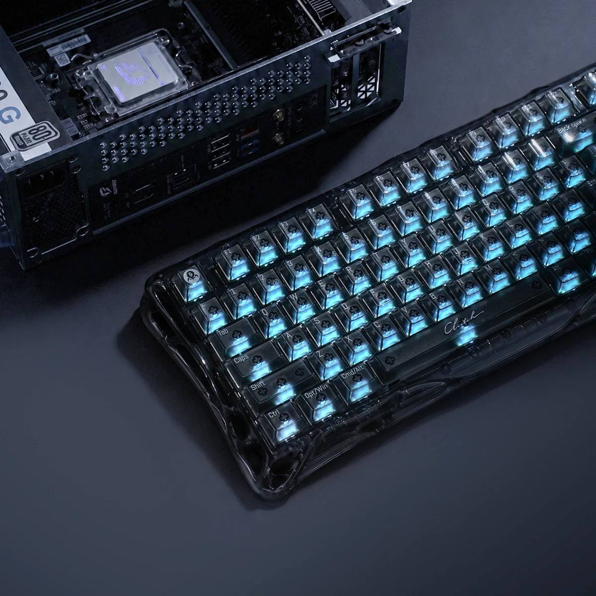 Bàn phím Gravastar Mercury V75 Lite – Onyx Crystal