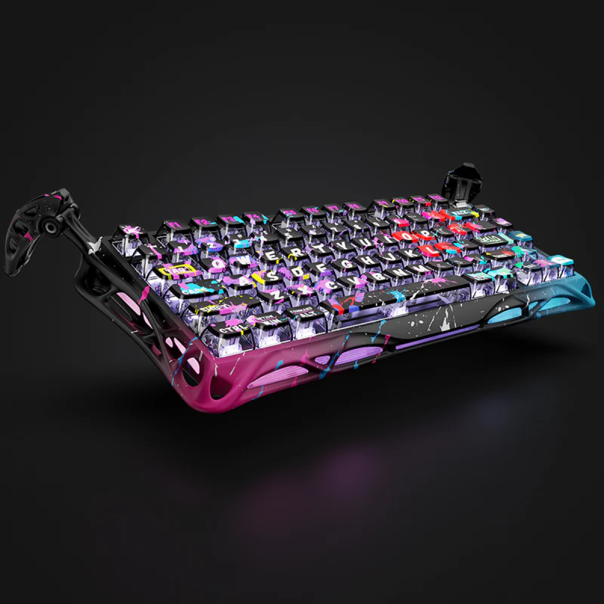 Bàn phím Gravastar Mercury V75 Pro - Neon Graffiti | UFO HE Switch (Hàng Chính Hãng)