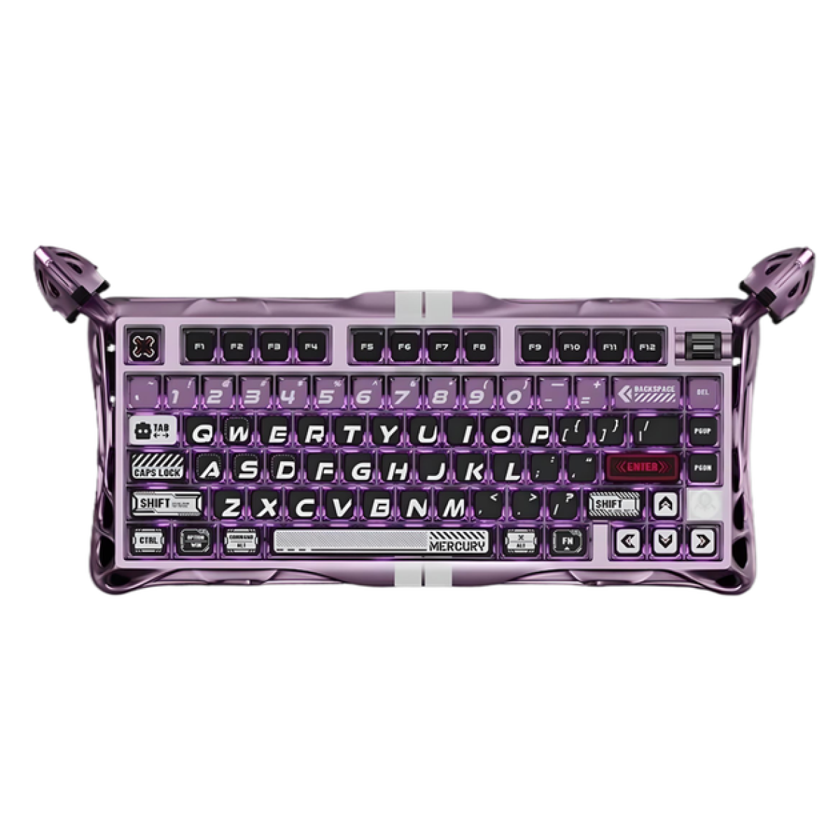 Bàn phím Gravastar Mercury V75 Pro – Flaming Night Purple