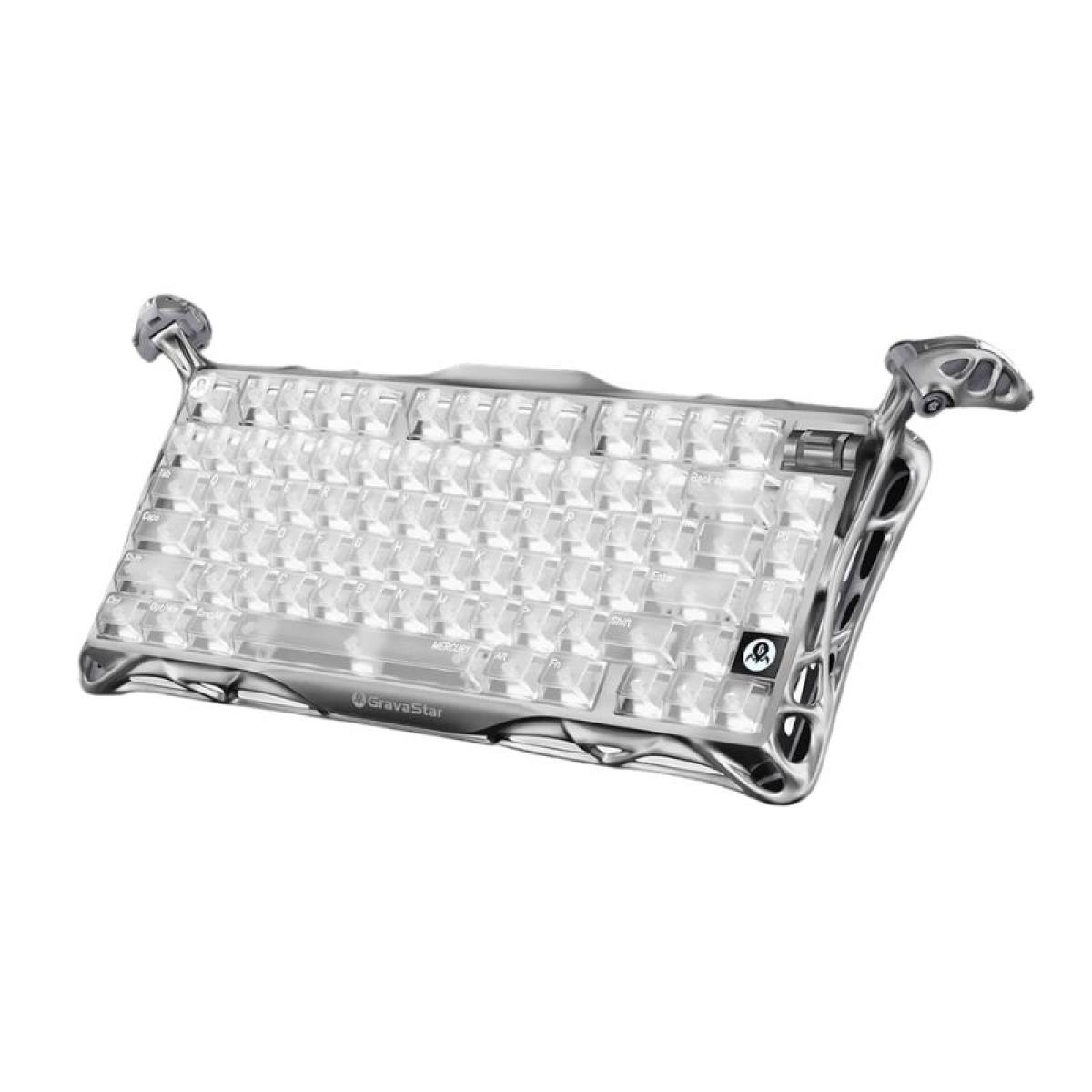 Bàn phím Gravastar Mercury K1 Pro - Ghost Silver