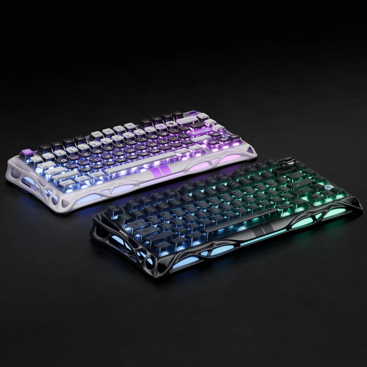 Bàn phím Gravastar Mercury V75 Lite - Transparent Black (Hàng Chính Hãng)