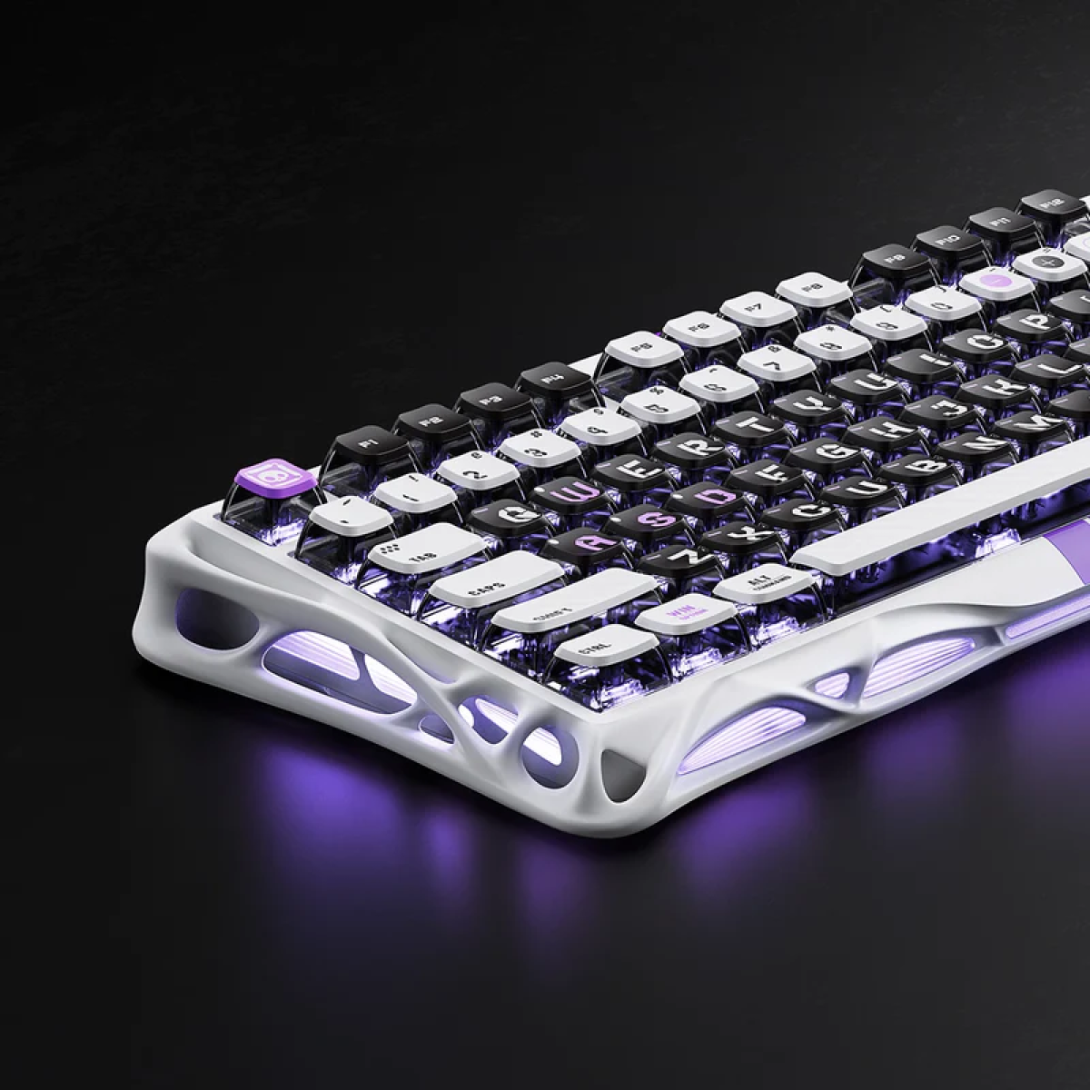 Bàn phím Gravastar Mercury V75 | Magnetic HE Gaming - White