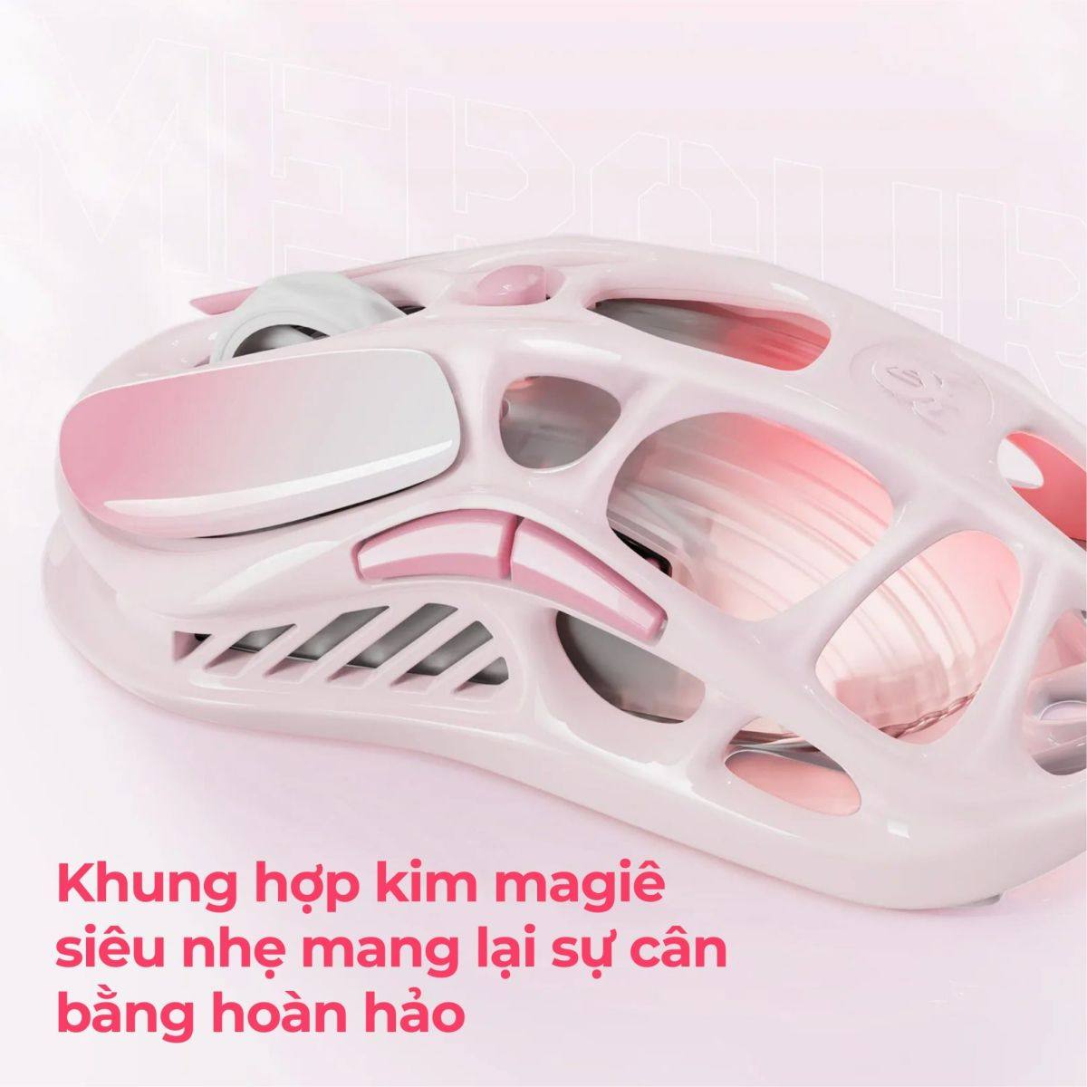 Chuột Gravastar Mercury M1 Pro - Sakura Pink