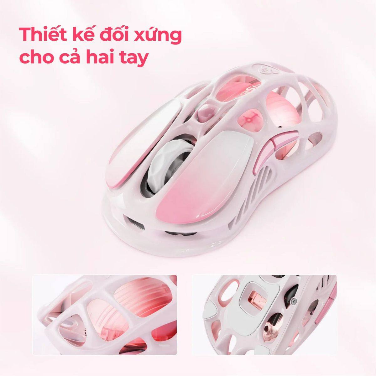 Chuột Gravastar Mercury M1 Pro - Sakura Pink