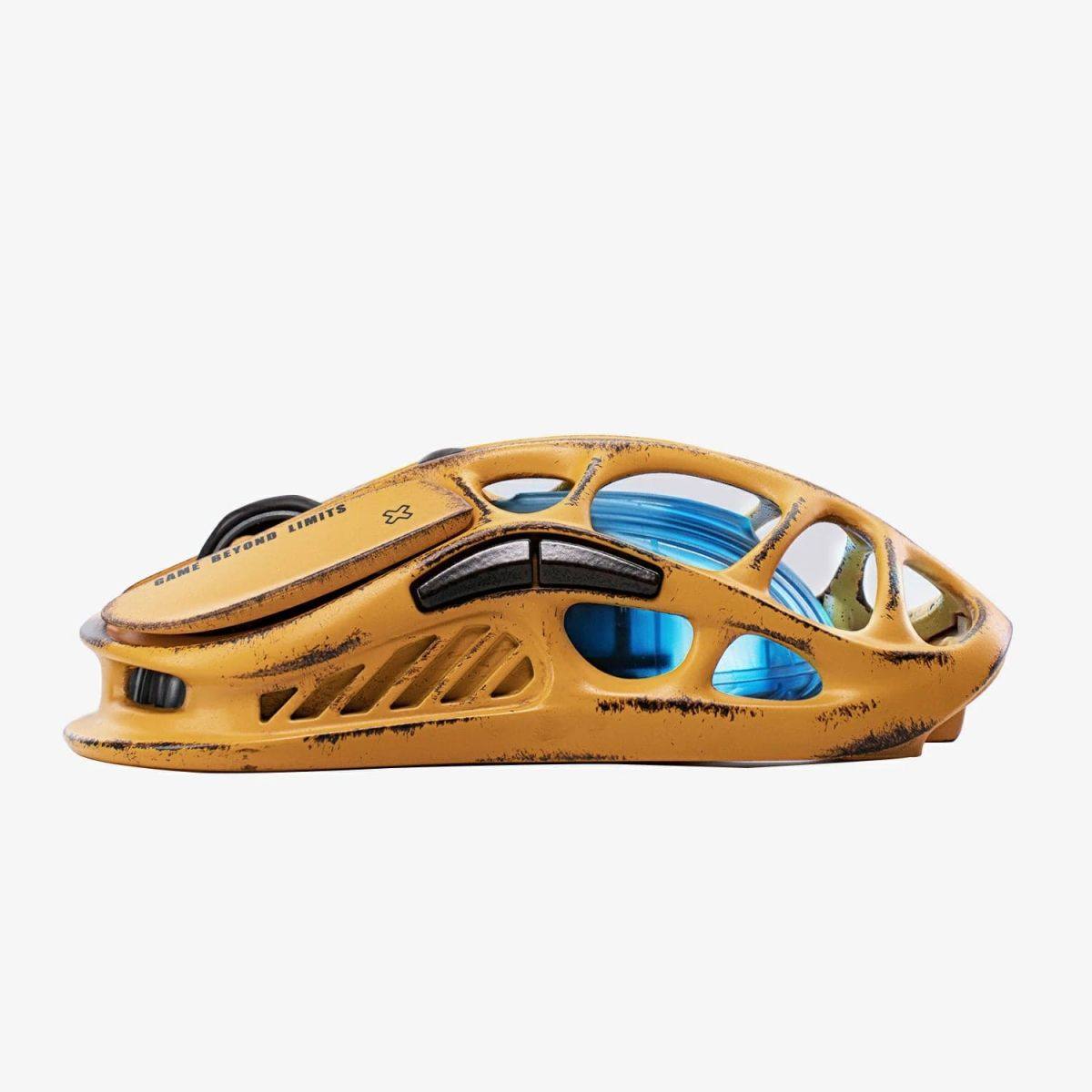 Chuột không dây Gaming GravaStar Mercury M1 Pro | Battle Worn Edition-Yellow