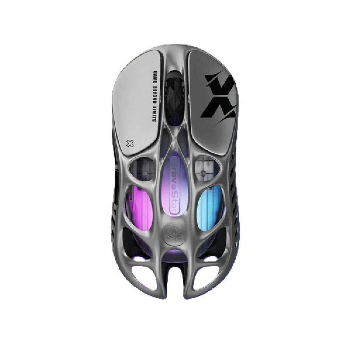 Chuột Gaming Gravastar Mercury X Wireless Galaxy | Interstellar Silver