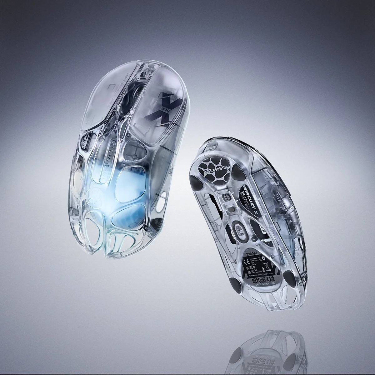 Chuột GravaStar Mercury X Air - Onyx Crystal