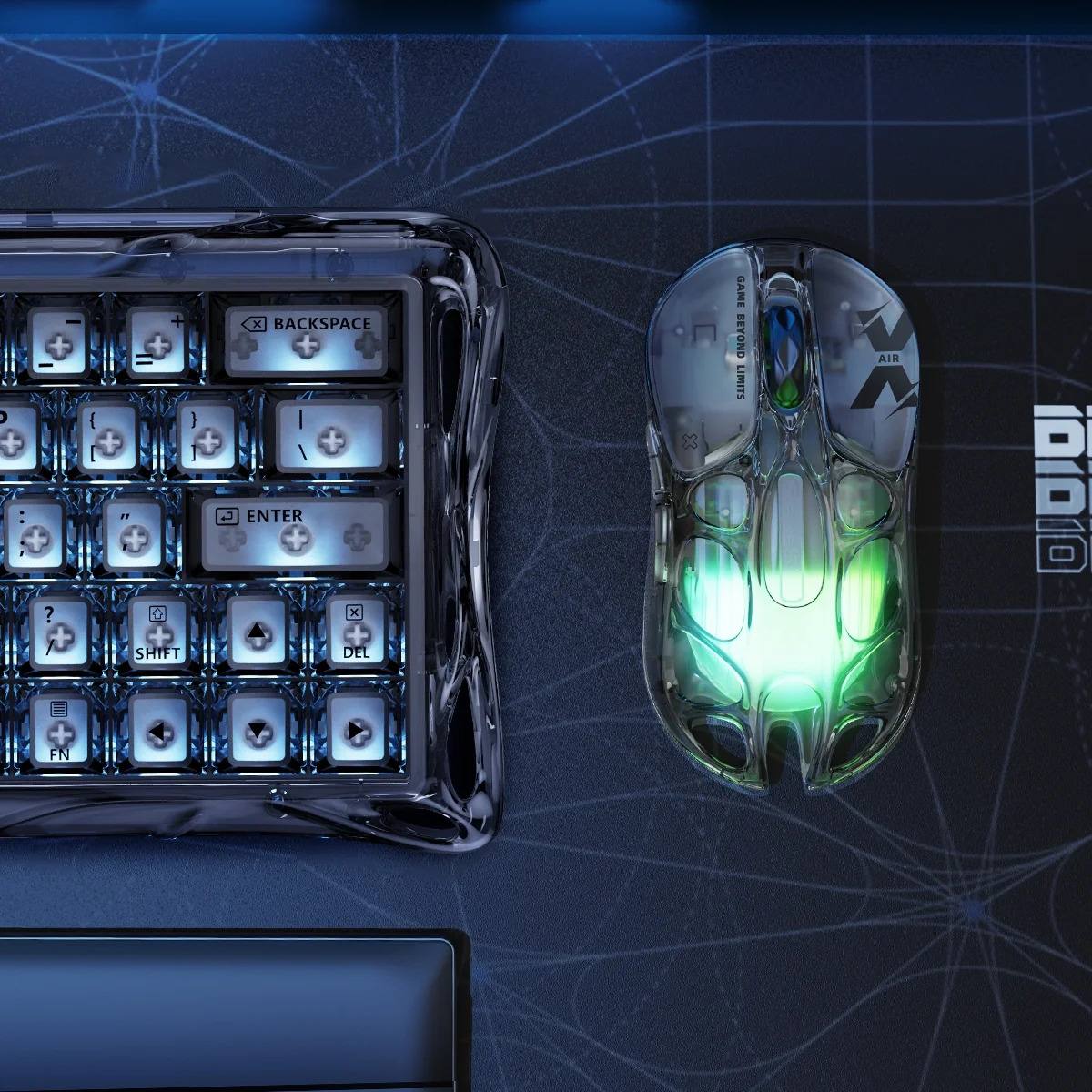 Chuột GravaStar Mercury X Air - Onyx Crystal